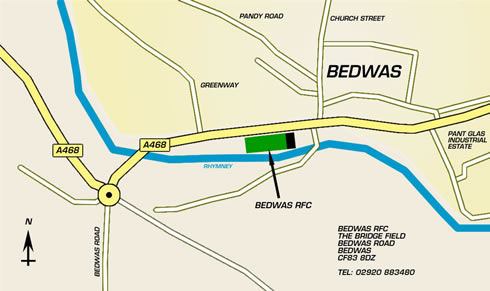 Bedwas Detailed Map
