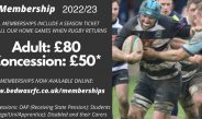 Membership prices for 2022-23, please come and renew!
