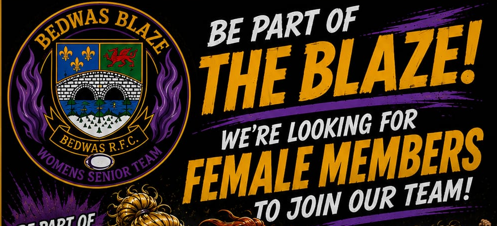 Bedwas Blaze seek members and launch fundraising campaign